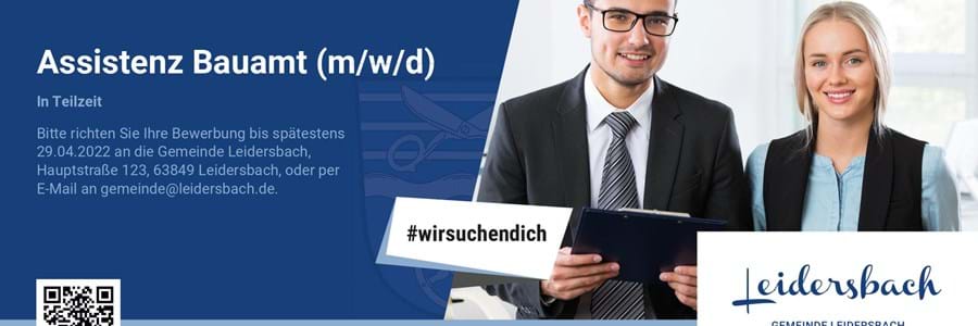 Stellenausschreibung Assistenz Bauamt TZ